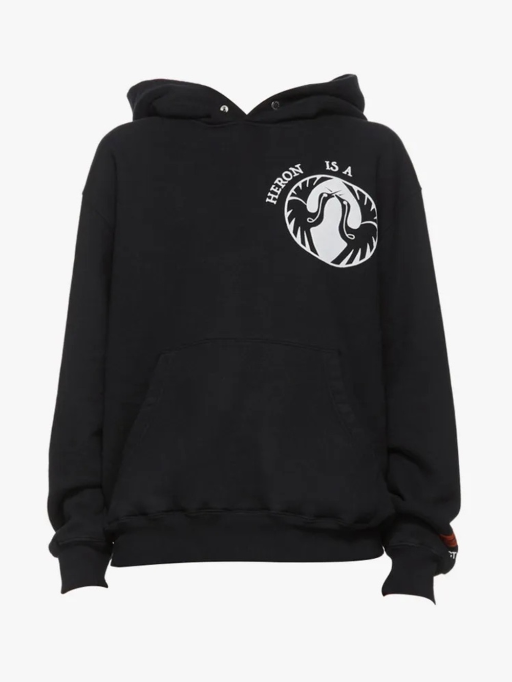 Heron Preston black hoodie
